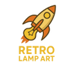 Retro Lamp Art
