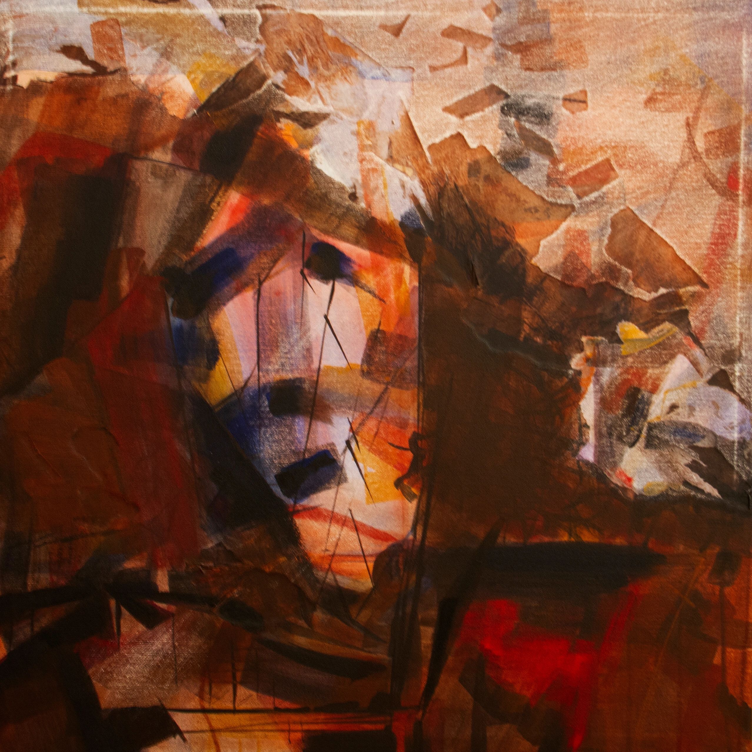 Date: January/2021
Size: 60 X 60 cm
Material: Mixed Media on Canvas