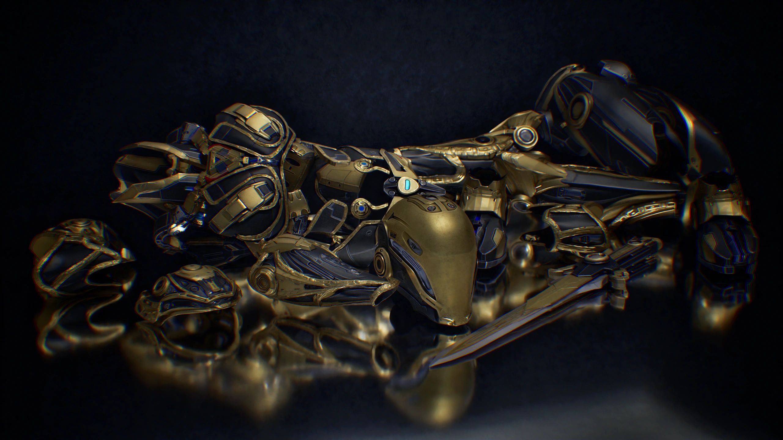 Neotron Armor: Each piece is individually modeled and textured. 