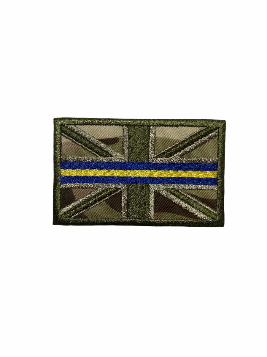 Union Jack Black Flag Patch Gestickt Bügelbild Aufnäher Applikation