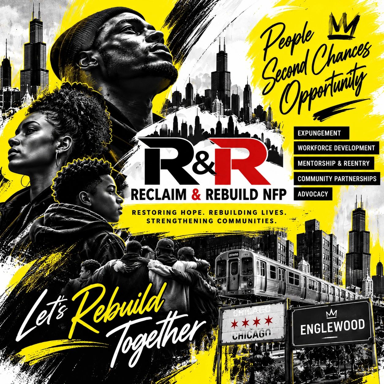 Reclaim &amp; Rebuild NFP promotes hope, opportunity, and community strength in Chicago.