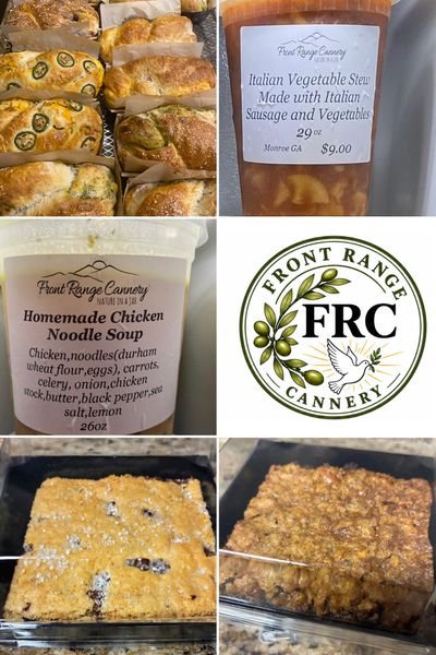 Delicious soups, and desserts.