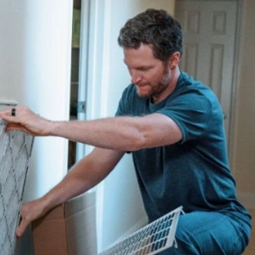Change HVAC air filters 