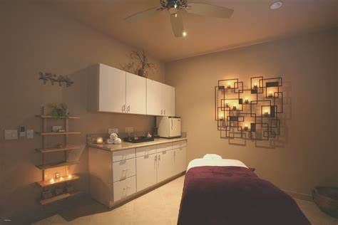 beauty and massage treatment room