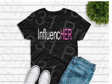 Ladies inspirational t-shirt will give you a positive self affirmation.