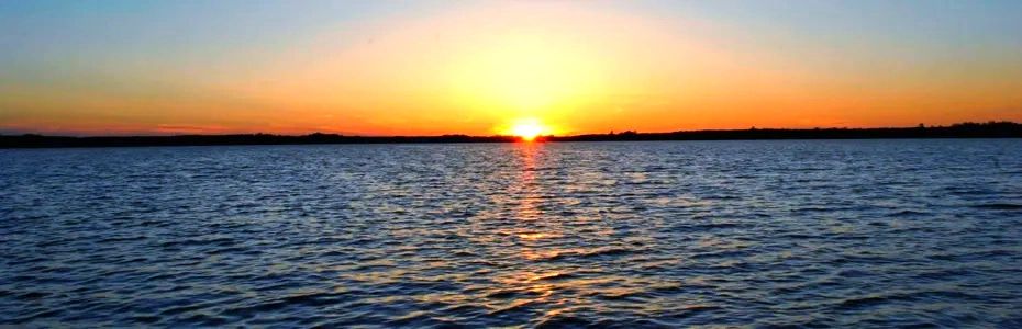 Devils Lake Sunset