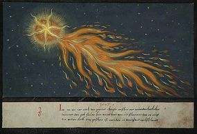  1552 -Flowers of the Sky, Augsburger Wunderzeichenbuch, Folio 28, c.