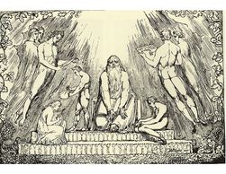 1807 - William Blake Enoch Lithograph 