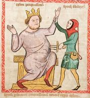 1360- Speculum Humanae Salvationis, Westfalen oder Köln, um 1360. ULB Darmstadt, Hs 2505, fol. 55r