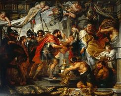 1650- Peter Paul Rubens: The Meeting of Abraham and Melchizedek 
