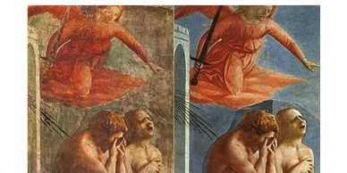 1426-Expulsion from the Garden of Eden; Masaccio.