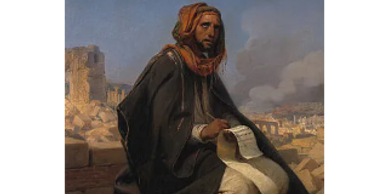 1844 - Horace Vernet, Jeremiah on the ruins of Jerusalem 