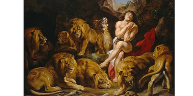 1614 - Daniel in the Lions' Den by Rubens