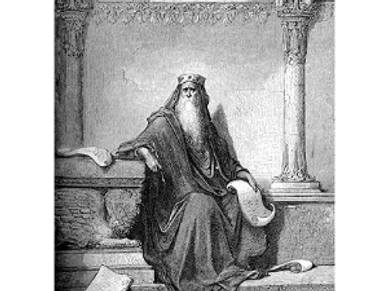 1866- King Solomon. Gustave  Dore,  illustrations for the Book of Proverbs