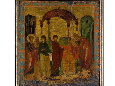 1400's - The Presentation in the Temple
Byzantine Painter Byzantine The Hypapante is one of the Grea