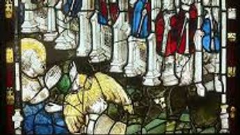 1405 -Stained glass at York Minster by John Thornton (fl. 1405-1433).