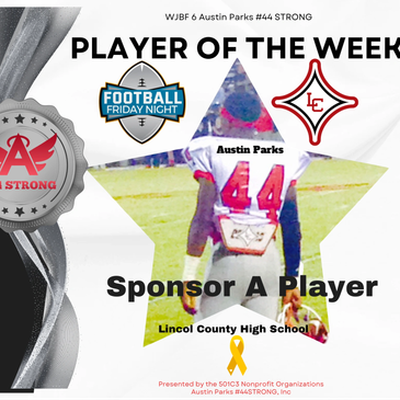 Player of the Week: Austin Parks, #44, Lincol County High School.