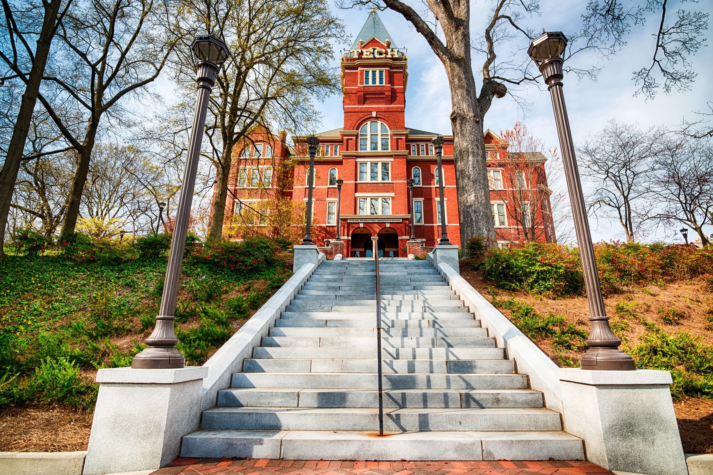 College Campus on a Hill