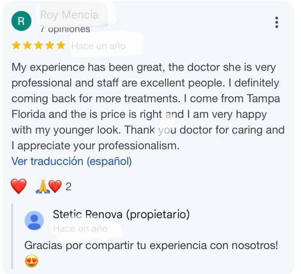 Testimonio de rejuvenecimiento facial en cali
