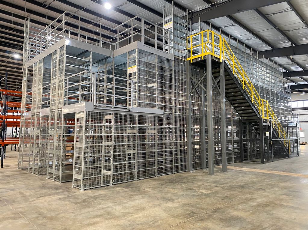 3 Level Shelving Mezzanine