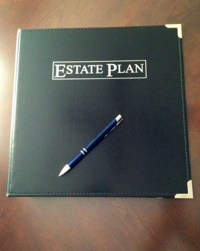 Estate plan folder