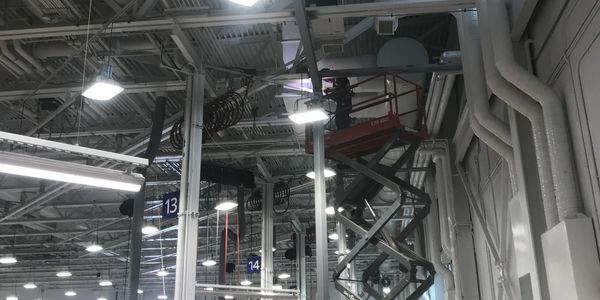 All those beams and columns were raised inside a live building without pertubing their activities 