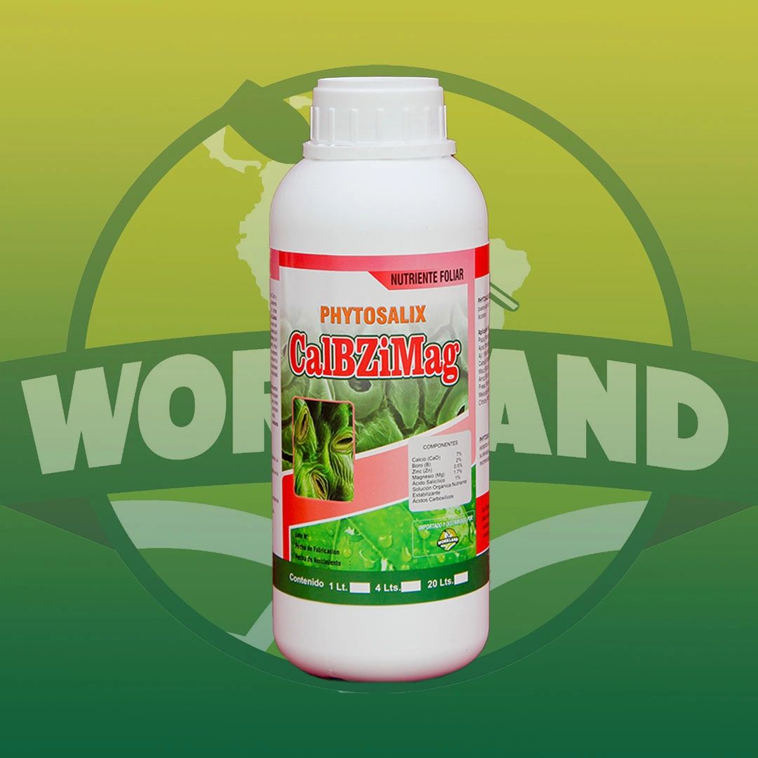 Botella de producto WORKLAND, CALBZIMAG