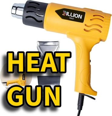 Heat gun for installing scooter engine bearings and crankshafts