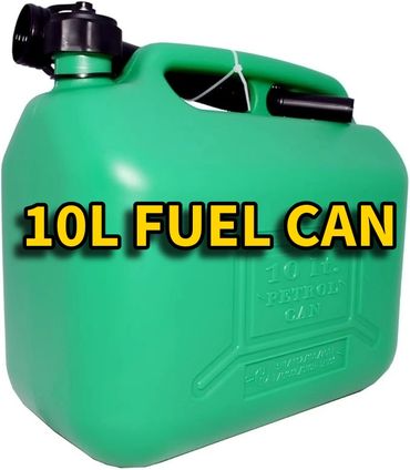 10 litre fuel can for scooter and moped refuelling