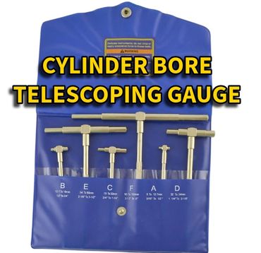 CYLINDER BORE TELESCOPING GUAGE SET FOR MEASURING CYLINDER BORE