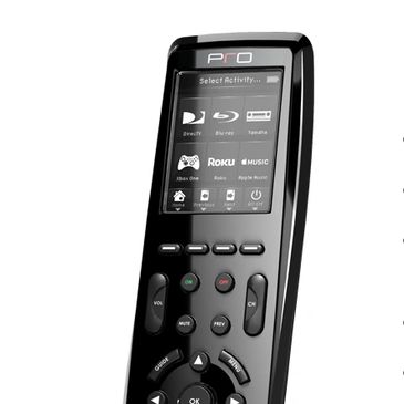 Pro Control universal remote with power on and power off button.