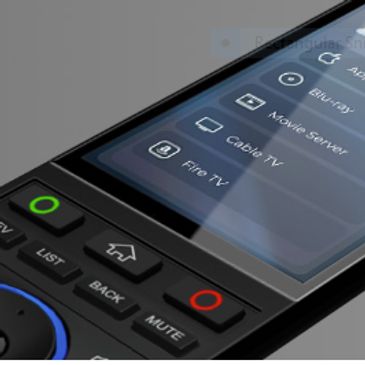 RTI remote with a power on and off button.