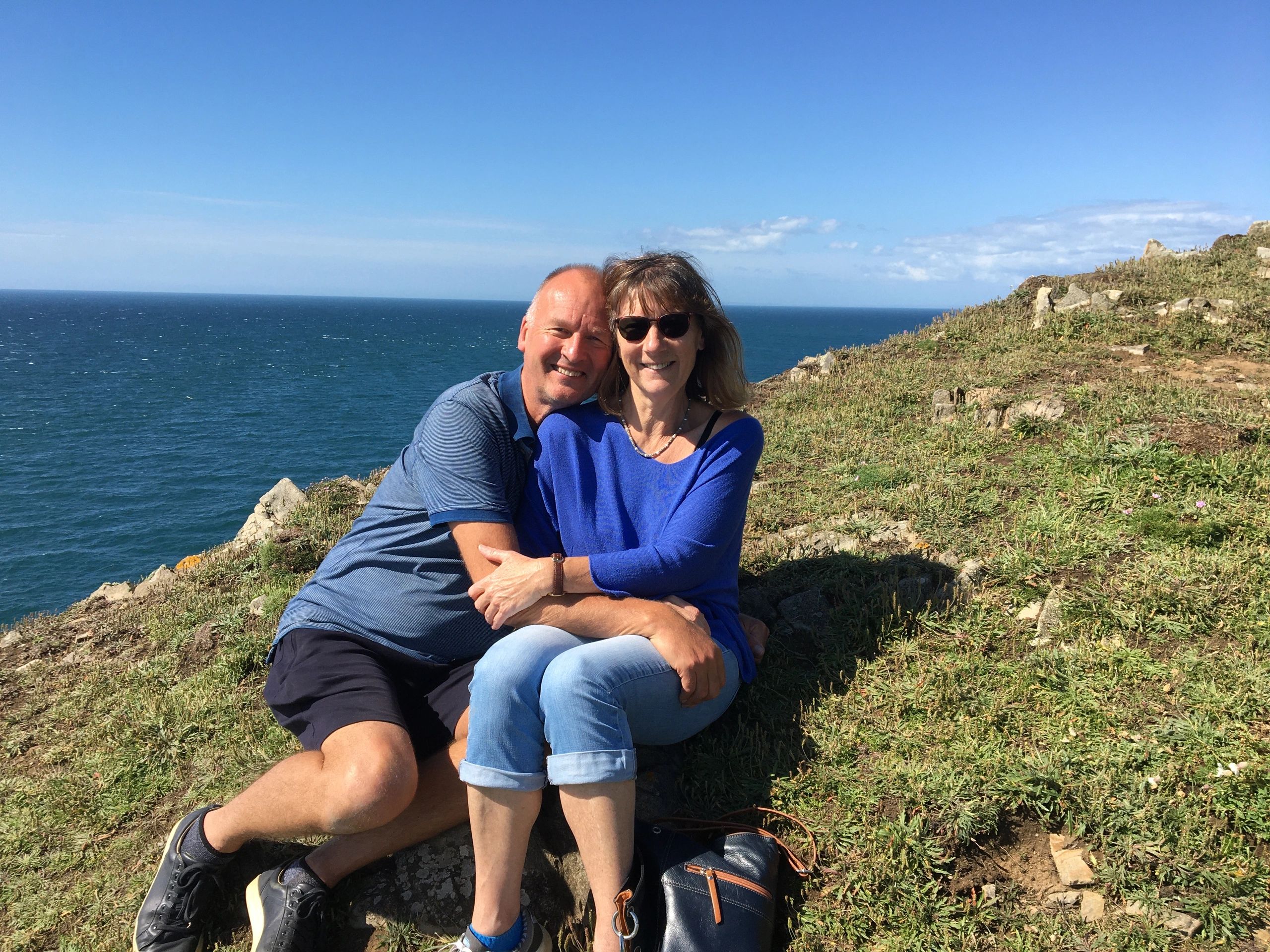 Maggie and Kevin at Baggy point
