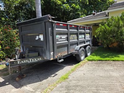 Dumpster parked on a job site offering affordable dumpster rentals with same-day dumpster rental service for construction and cleanup projects