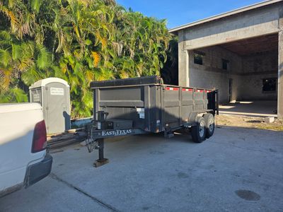 Dumpster parked on a job site offering affordable dumpster rentals with same-day dumpster rental service for construction and cleanup projects