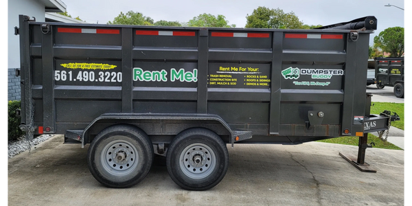 14yd dumpster on Wheels