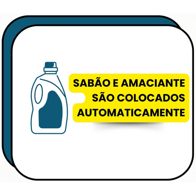 ilustração de produto de limpeza de roupa utilizado para lavagem de roupas na lavanderia Lava e Seka