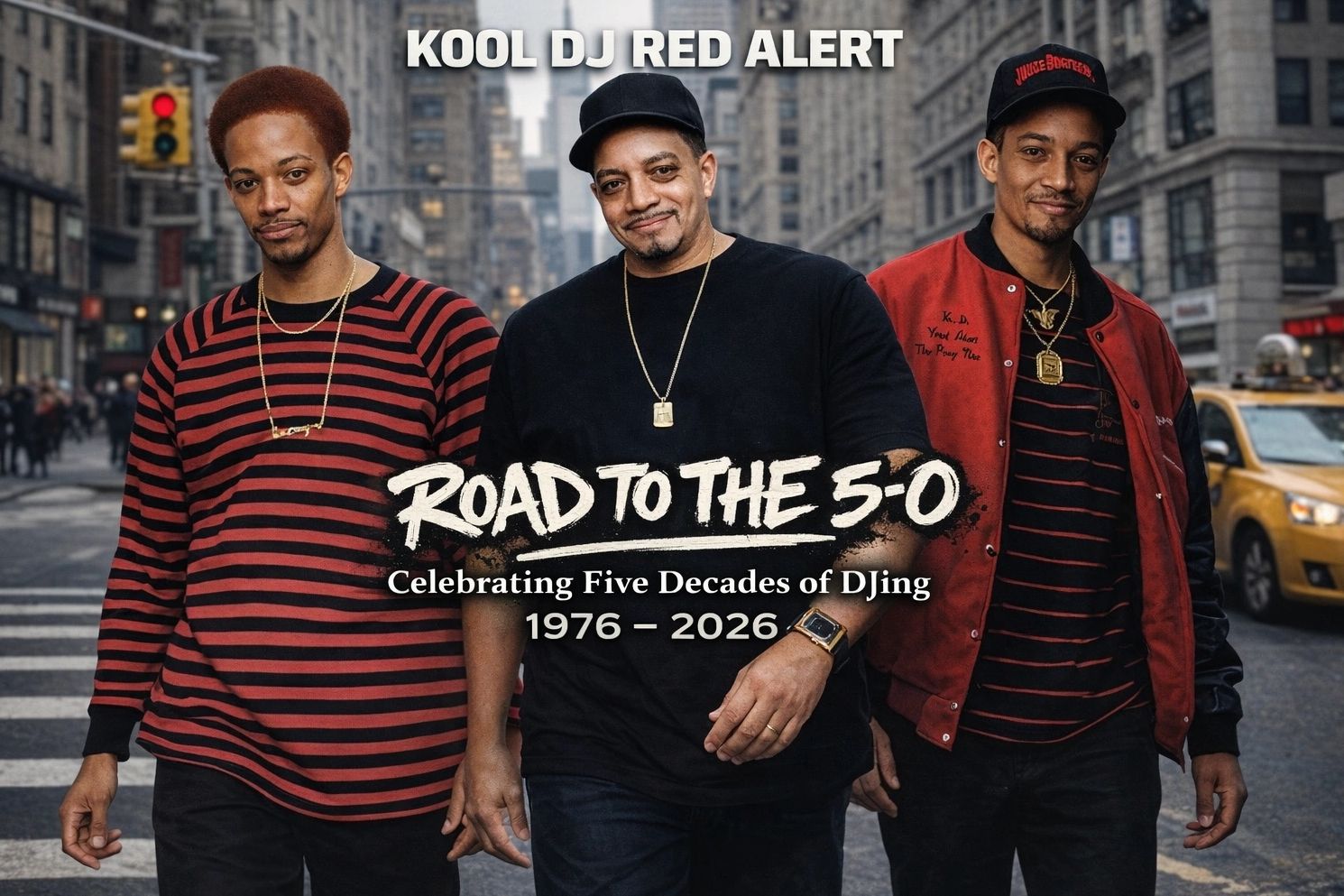 ROAD TO THE 5-0, Celebrating 50 Years of Djing on the Turntables 
