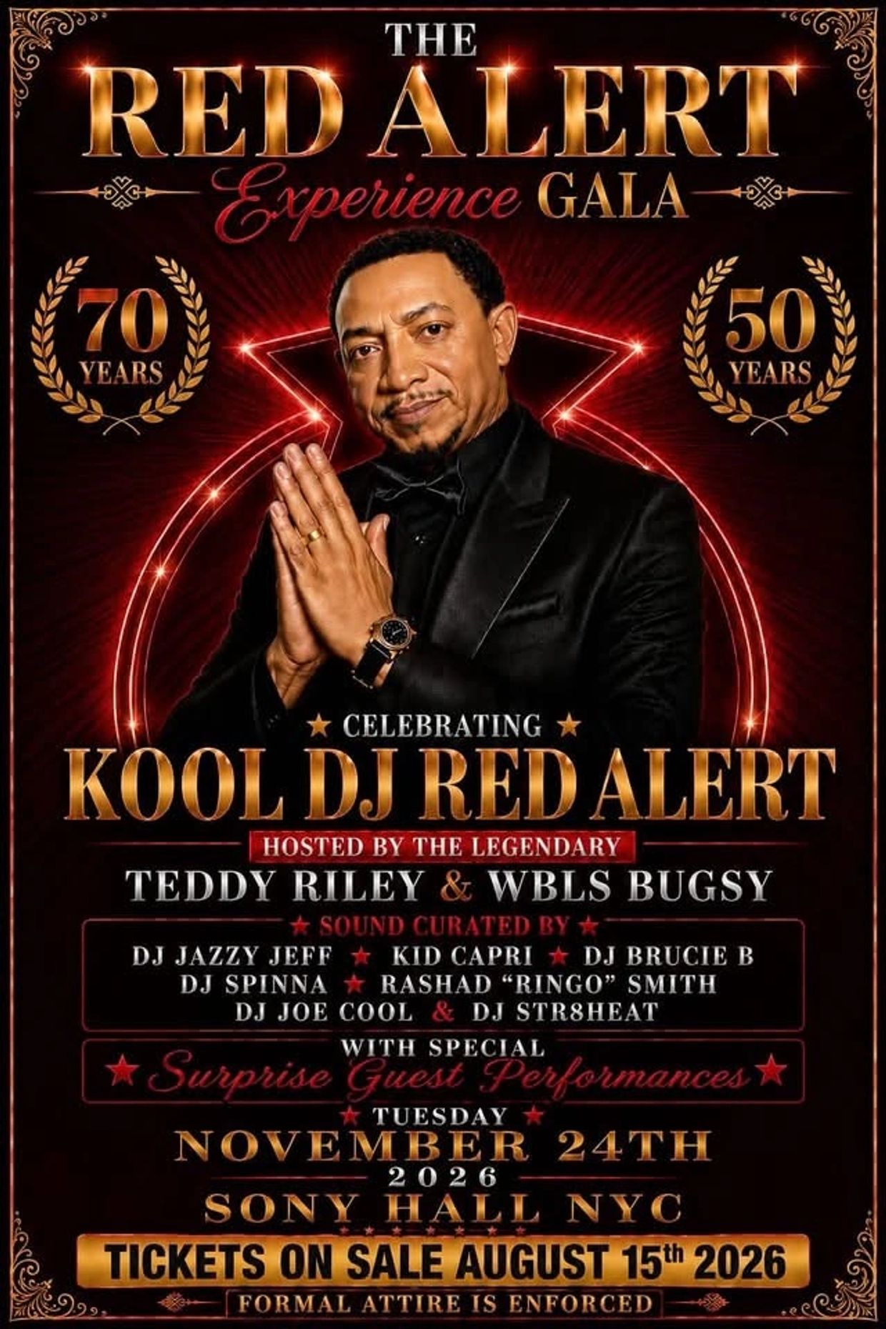 The Red Alert Experience Gala celebrating Kool DJ Red Alert.