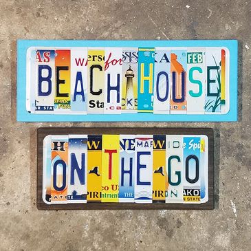 Jersey Girl License Plate Art