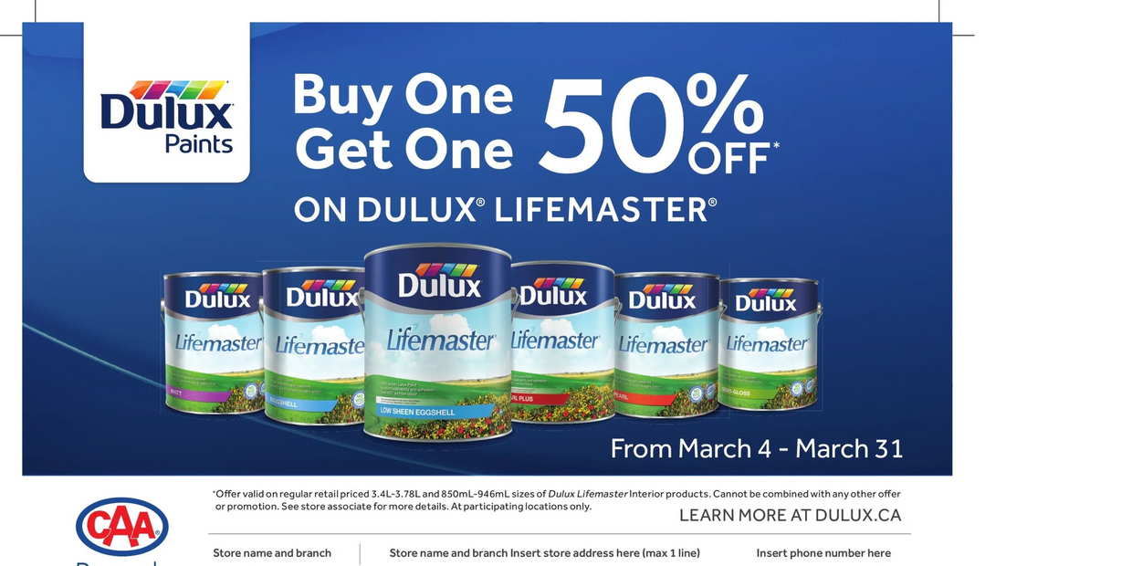 Dulux Thunder Bay Paint, Sale