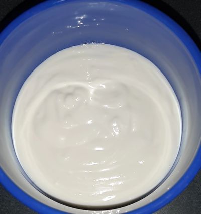 Creamy milk kefir