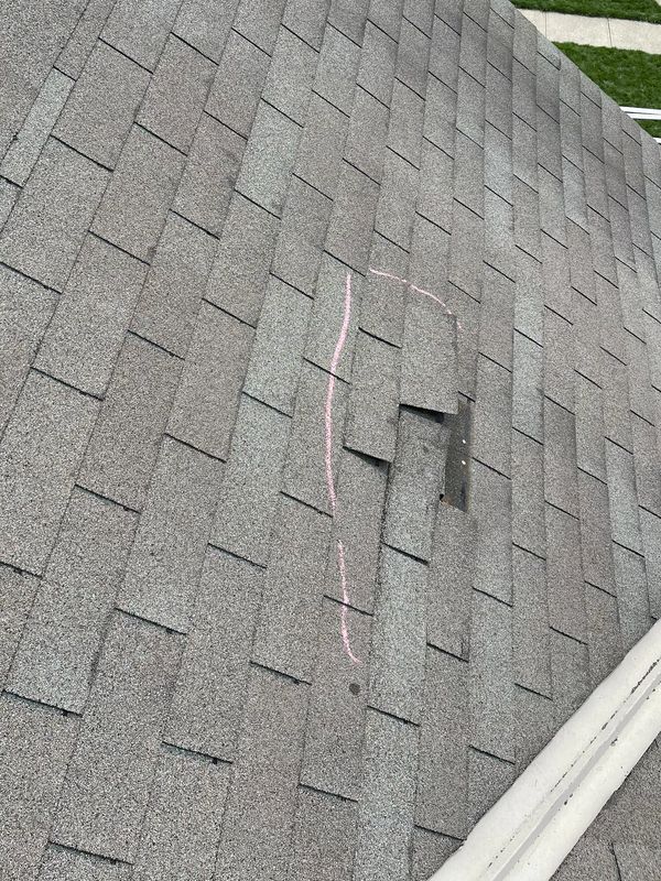 Labmark Roofing Wind Damage Insurance Claim Free Estimate