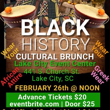 Black History Cultural Brunch flyer