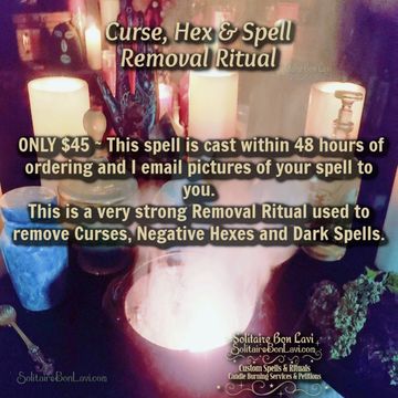 Curse Removal Ritual by Solitaire Bon Lavi