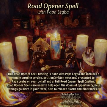 Voodoo Spells by Solitaire Bon Lavi.  Road Opener Spell with Papa Legba
