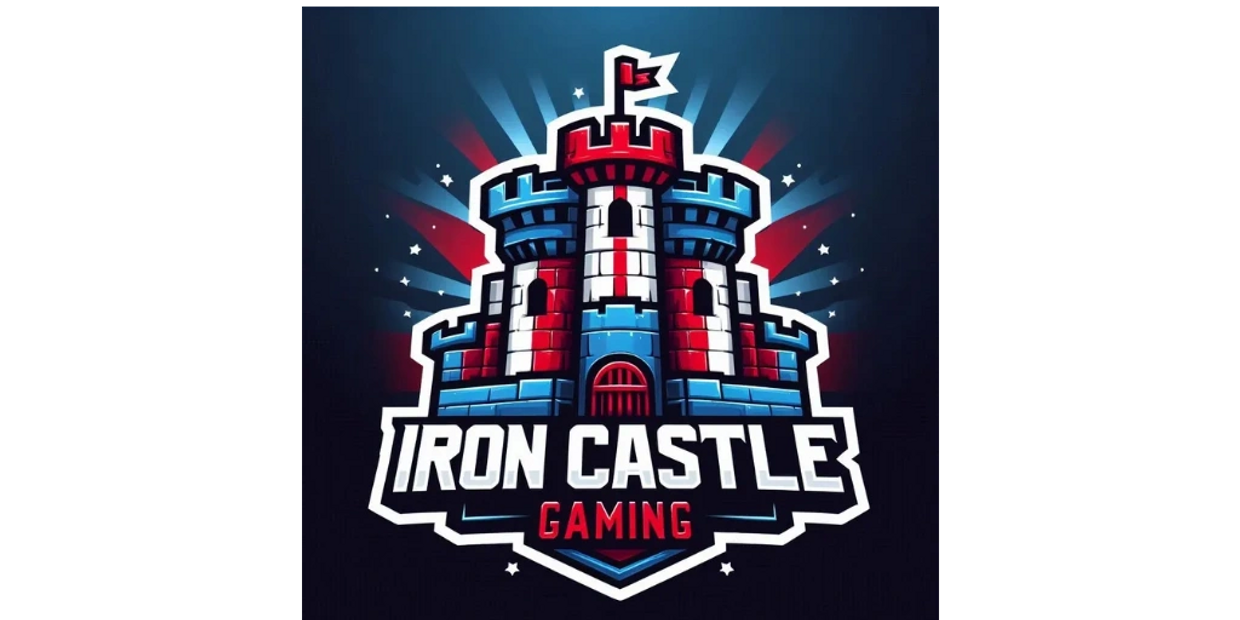 Colorful Iron Castle Gaming logo with a sturdy fortress design.