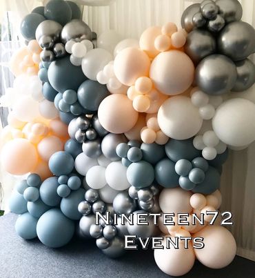 Balloon wall backdrop 