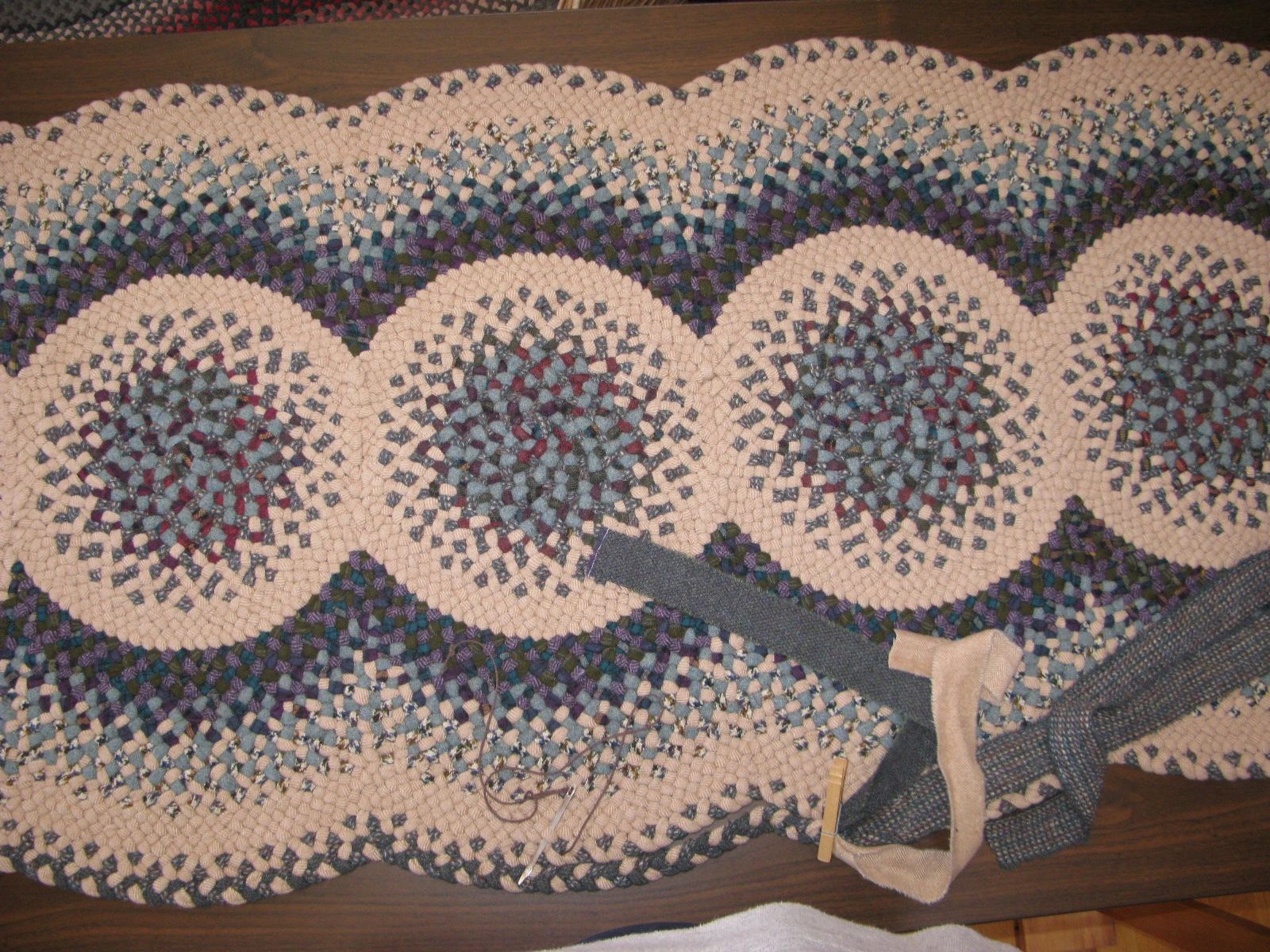 Braided Rug Under Pool Table Other Braided Items | Under the table rugs