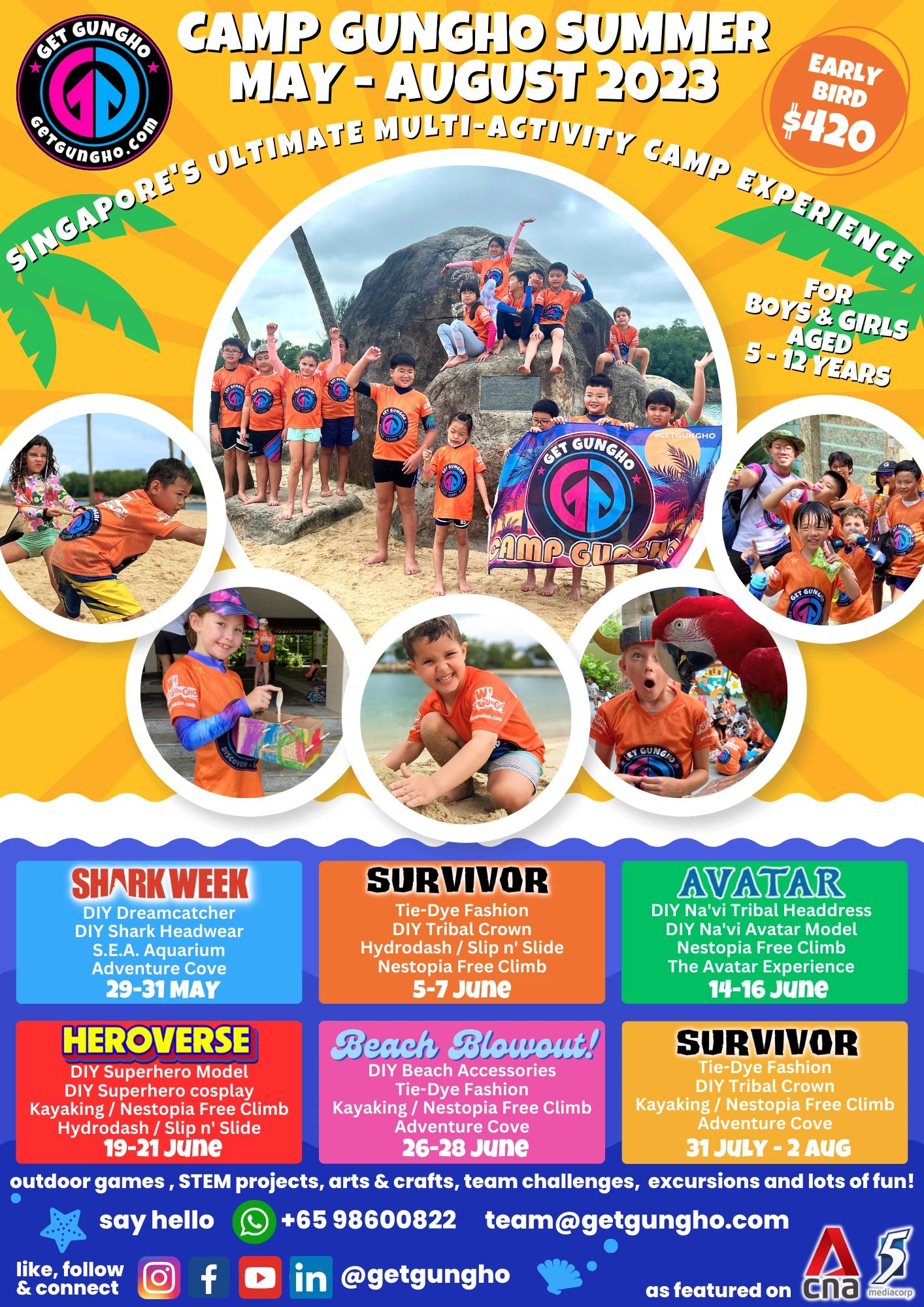 Unlock Adventure: 6 Hotspots for Kids Summer Holiday Camps in Singapore 2023